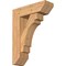 Ekena Millwork Merced Slat Smooth Bracket w/ Offset Brace, Western Red Cedar, 7 1/2"W x 24"D x 32"H BKT0806X24X32MRC06SWR - alternate 1